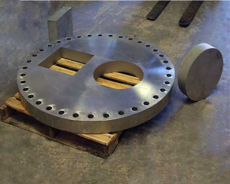 4"x52" Stainless pressure vessel flange